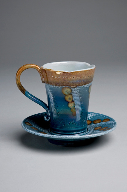 14. Espresso & round saucer £40 - Margaret Gardiner Ceramics