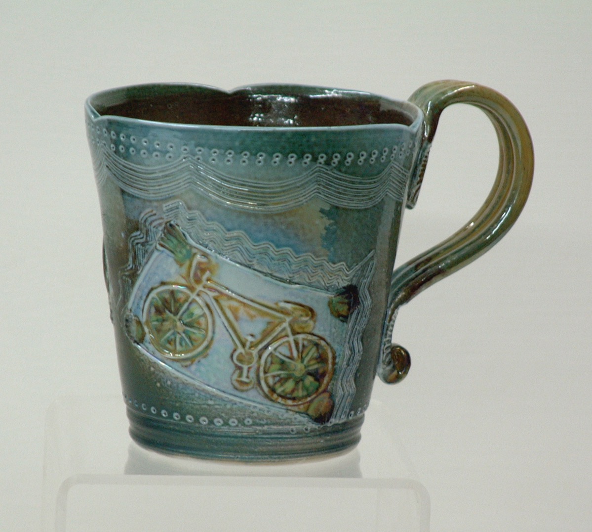 5 Bike Mug (Oldenburg Tourist Board) - Margaret Gardiner Ceramics